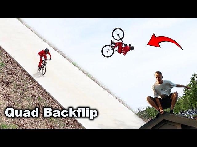 Worlds First MTB Quadruple Backflip!