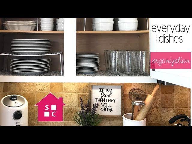 How to Organize Your EVERYDAY DISHES the Simple and Easy Way