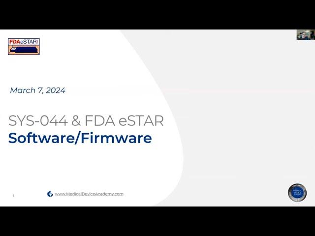 Software Validation Documentation for Medical Devices - FDA eSTAR