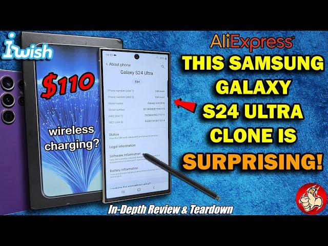 I bought a $110 FAKE Samsung Galaxy S24 Ultra from AliExpress...there's EFFORT in this Clone!