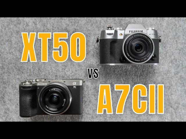 FUJI X-T50 vs. SONY A7CII: Which is Better?