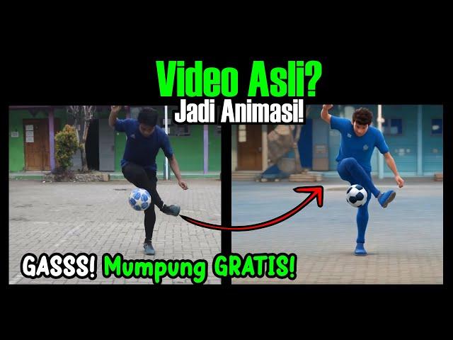 COBA! Cara Membuat Video Asli jadi Kartun Animasi 3D pakai AI? GRATIS NO WATERMARK!