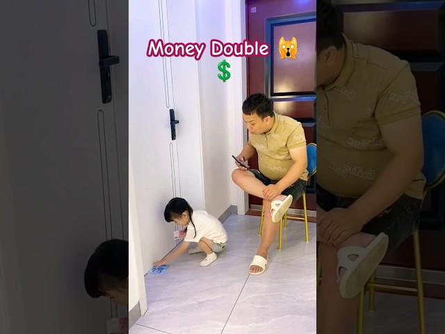 Money Double |Funny Children's Videos |Toddler Video  #funny #toddlervideo #shortsfeed#trending