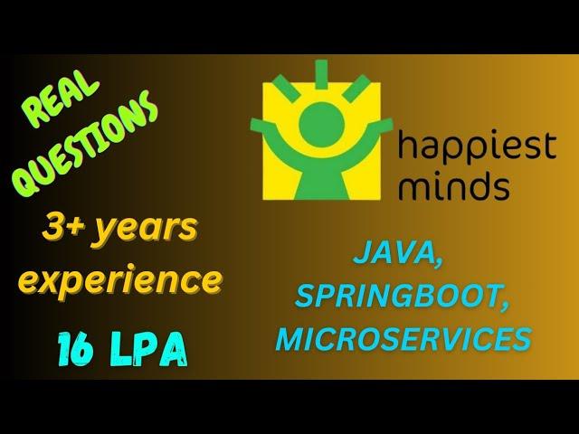 3-6 Years Interview Experience | Java | Spring Boot | Microservices