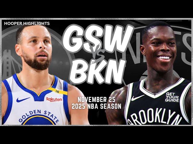 Golden State Warriors vs Brooklyn Nets Full Game Highlights | Nov 25 | 2025 NBA Season