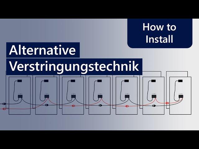 Alternative Verstringungstechnik für gewerbliche SolarEdge Leistungsoptimierer | Deutschland