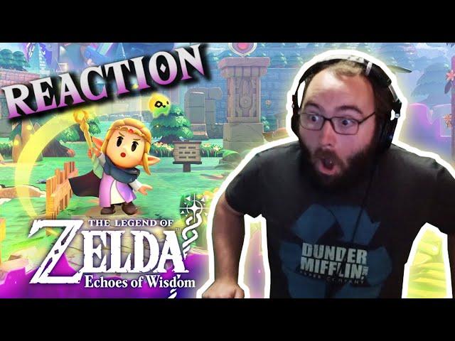 Echoes of Wisdom Reveal Reaction PLAYABLE ZELDA!!!