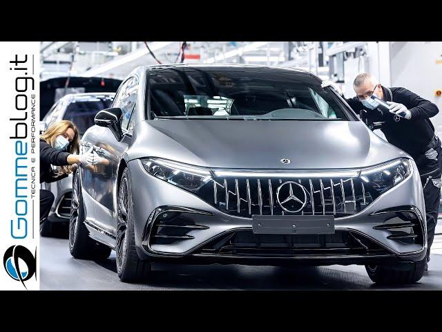 Mercedes S-Class vs EQS (Sedan) - Car Factory How Its Made Manufacturing