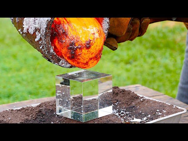 Molten Aluminum vs. 𝘛 𝘏 𝘌   𝘊 𝘜 𝘉 𝘌