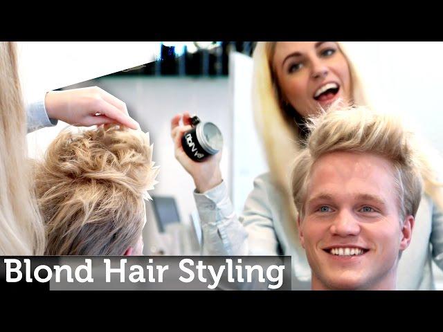 Men's Blond Hair Inspiration | Medium Short Length | Messy Look | Legendary Hairstyle by Slikhaar TV