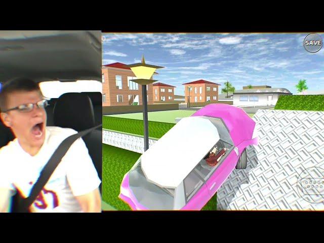 SINGING MAN | CAR CRASH | SAKURA SCHOOL SIMULATOR - VERY FUNNY 