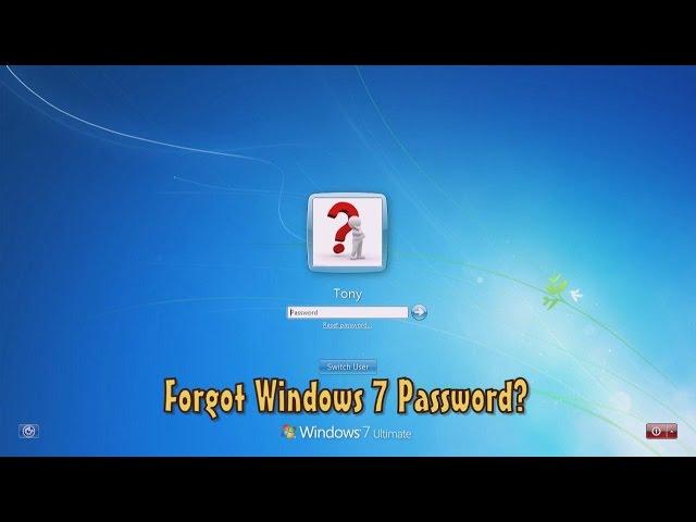 Reset Windows 7 Password in 4 Easy Steps