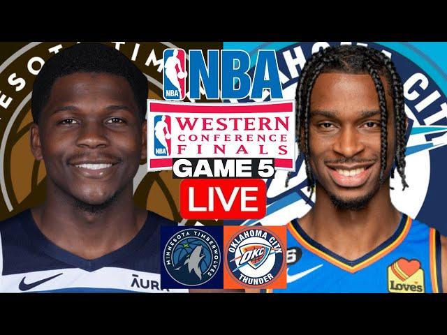 LIVE: MINNESOTA TIMBERWOLVES vs OKLAHOMA CITY THUNDER | NBA | PLAY BY PLAY | SCOREBOARD