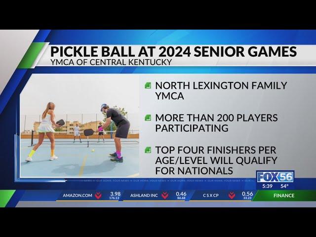 Central Kentucky YMCA hosting pickleball players across Kentucky for the 2024 Senior Games