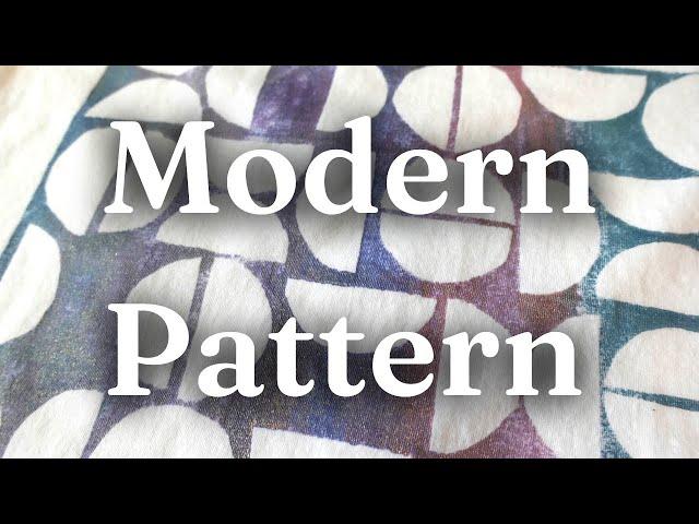 How to Fabric Paint with Freezer Paper | Onyx Art Studios