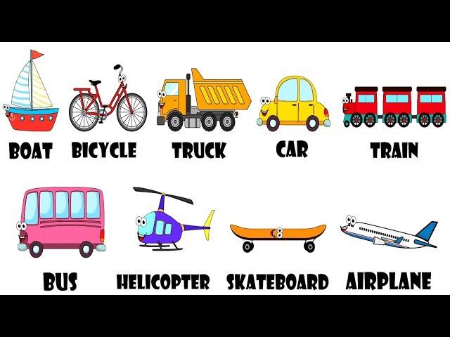 Vehicles Transportation Song For Kids