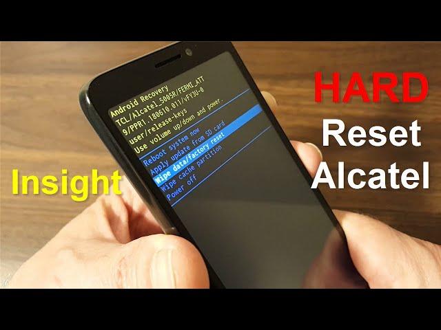 How to HarD ReseT ALCATEL phone - Factory Settings - Free & Easy -