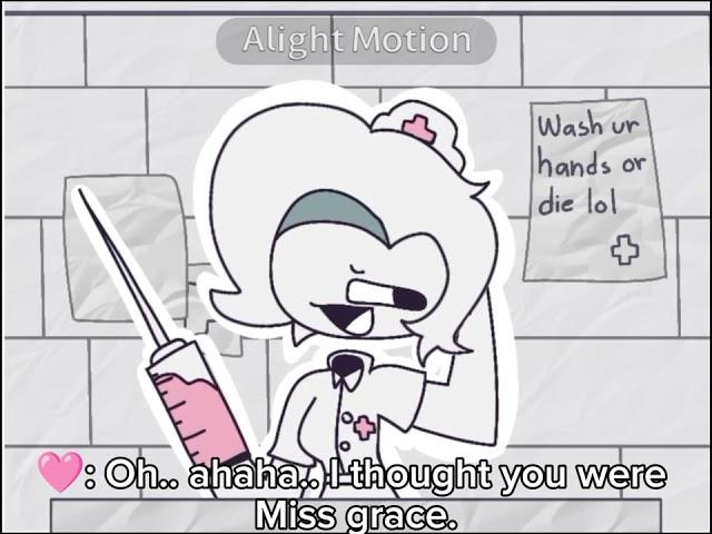 Nurse Joy animation ?!  | alight motion animation test (FPE oc) 