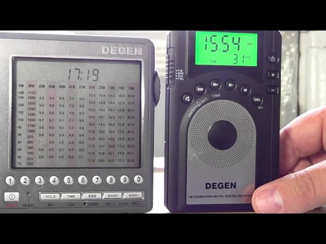 Degen DE 1106 VS 1103 VS 15 on Radio Kuwait 15540 Khz