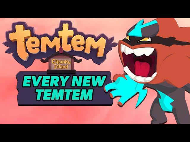 EVERY NEW TEMTEM IN THE CIPANKU ISLAND | CIPANKU UPDATE