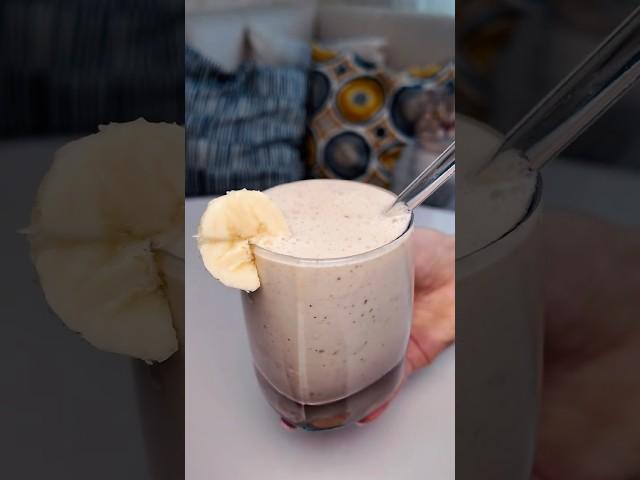 Protein Banana Shake  Healthy and Easy!   #healthy #easyrecipe #asmr #protein #banana #breakfast