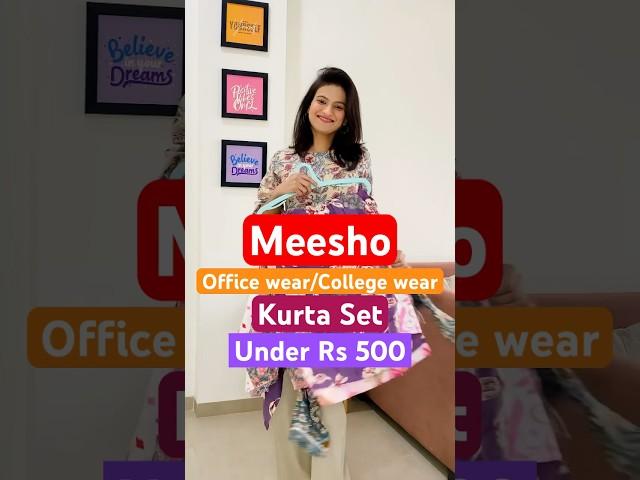 Meesho Kurti Set l latest kurta set haul #meesho #kurti #office #college #affordable #viral #kurta