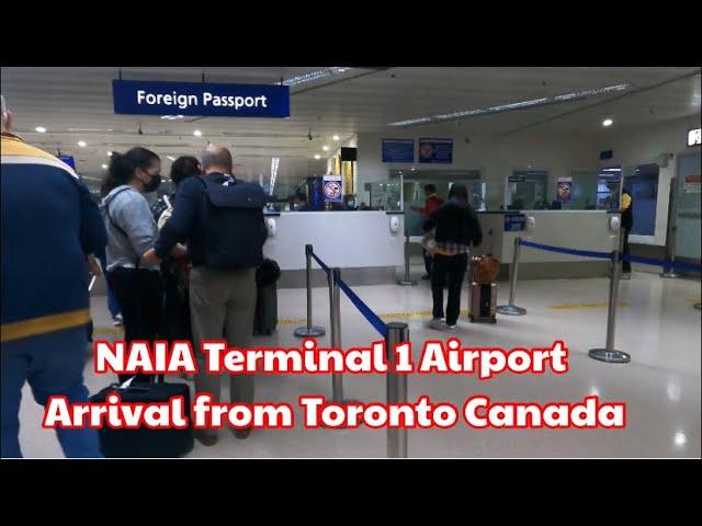 NAIA Terminal 1. Arrival from Toronto, Flight PR119.FULL VIDEO. Driving Out at Terminal 1 to Skyway.