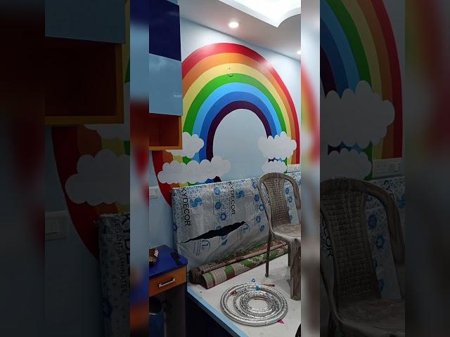 wall panting design #art #texture #play #wallpaper