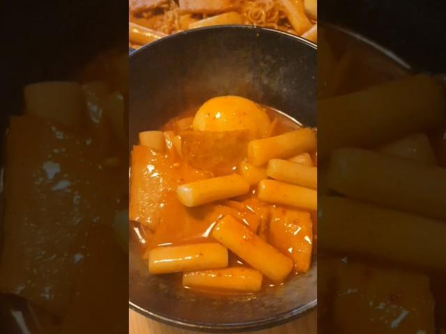 My favorite tteokbokki&steak#kfood#koreafoods