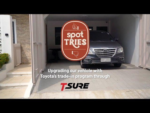 Spot Tries Upgrading our vehicle with Toyota's trade-in program through TSure