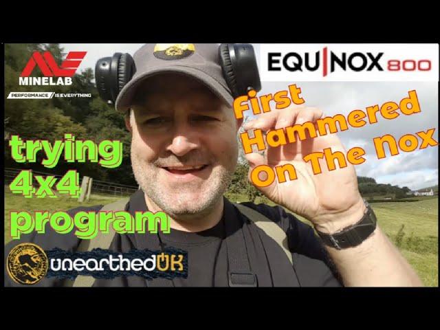 54. Hammered coin saves the day!! Metal Detecting UK. Minelab Equinox 800. History Hunting.