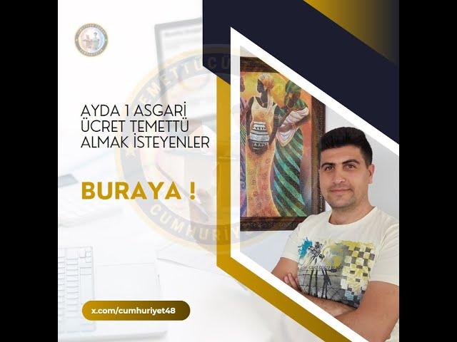 AYDA 1 ASGARİ ÜCRET TEMETTÜ GELİRİ ALMAK İSTEYENLER BU FIRSAT KAÇMAZ