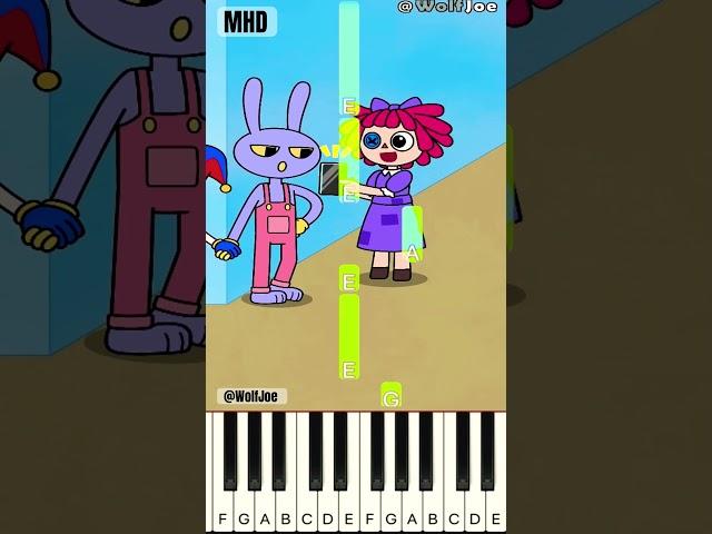 Who is the True Love? Pomni x Gummigoo (the amazing digital circus) #pomni @WolfJoe Piano Tutorial