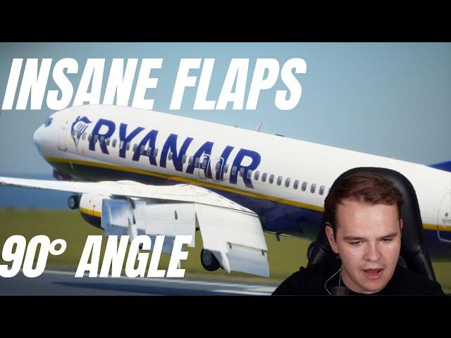 What Happens When YOU PUT 90° FLAPS On A 737?