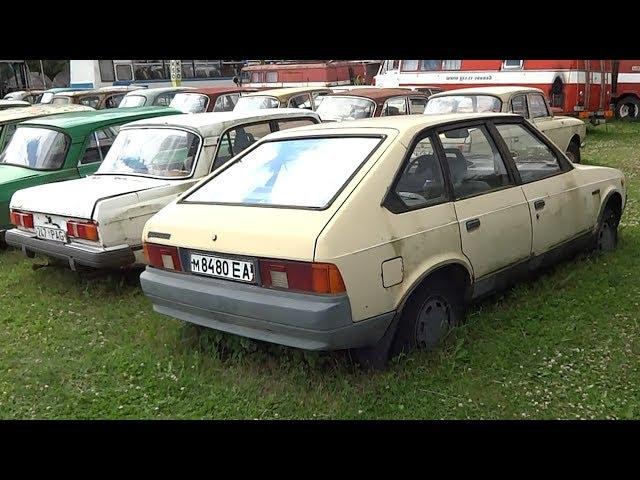 Старые советские автомобили | ВАЗ | Москвич | Волга | Икарус | Ретро техника под открытым небом