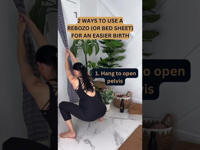 2 REBOZO Tips For An Easier Birth! #shorts