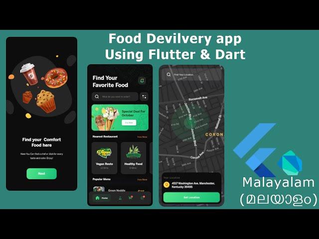 Create an Food Delivery app with flutter | App Setups | Flutter & Dart Tutorial (Part 1)