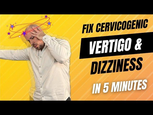 How to Treat Cervicogenic Vertigo and Dizziness FAST | Dr. Matthew Posa Chiropractor in Milton