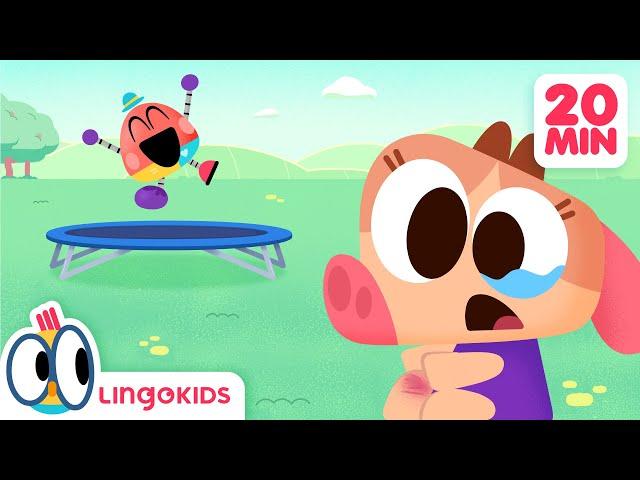 FEEL BETTER, COWY?   Enjoy Baby Bot's Adventures | Lingokids Cartoons