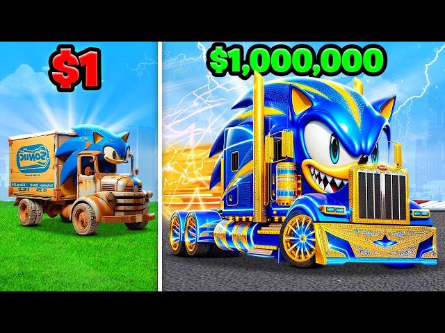 $1 To $1,000,000 SONIC TRUCK In GTA 5!