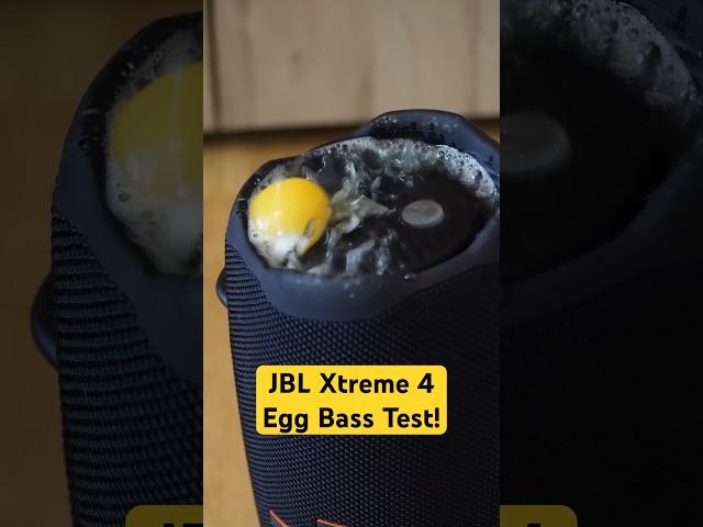 JBL Extreme 4 - Egg Max Bass Test! #jbl #music #bass #xtreme4 #tech #hardstyle #remix #dj