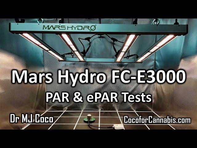 Mars Hydro FC-E3000 PAR & ePAR Tests and Review