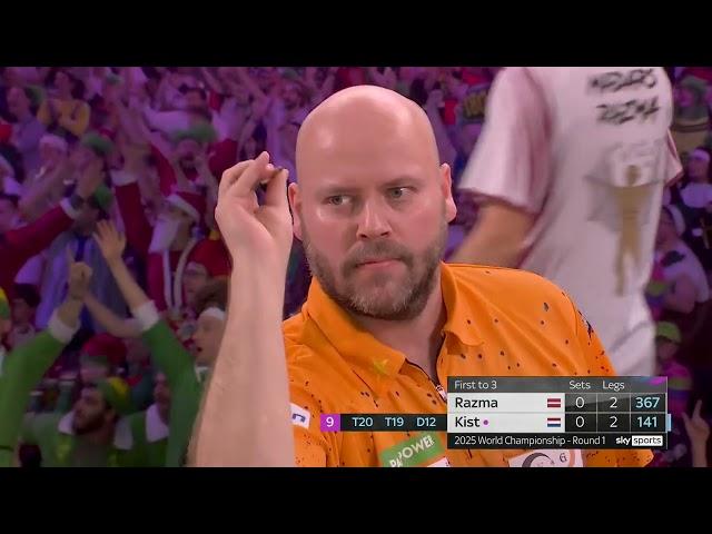 NINE-DARTER! CHRISTIAN KIST SENDS ALLY PALLY CRAZY! 2024/25 Paddy Power World Darts Championship