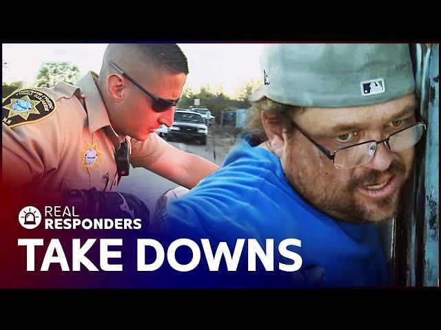 Suspicious Man Tackled To The Ground After Fighting His Mother | Cops | Real Responders