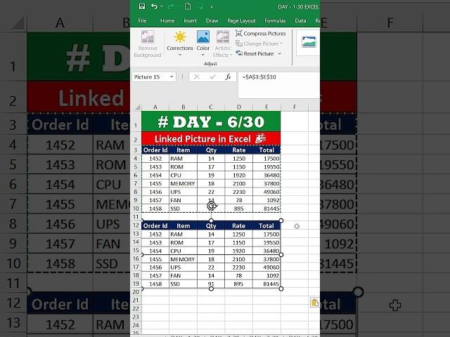 Day - 6/30 MS Excel Videos.  #excel