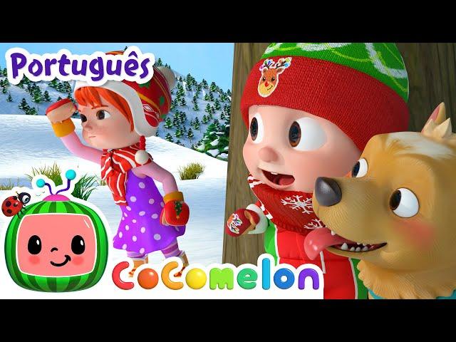 Esconde-Esconde na Neve! | Cocomelon em Português | Músicas Infantis e Desenhos Animados de Natal