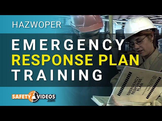 HAZWOPER Emergency Response Plan Training from SafetyVideos.com