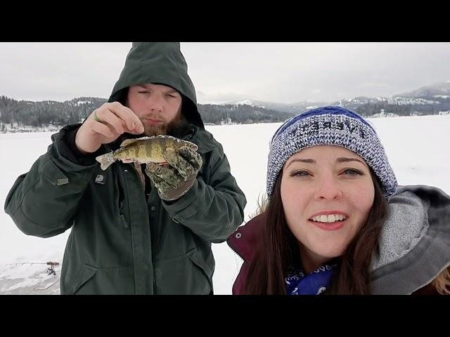 Ice Fishing   Hauser Lake ID