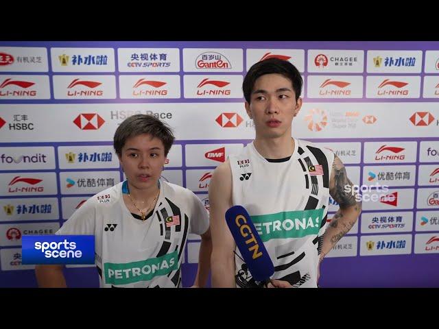 Malaysia's Chen Tang Jie/Toh Ee Wei on their comeback win over France's Gicquel/Delrue｜China Masters