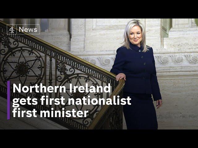 Sinn Fein's Michelle O'Neill becomes Northern Ireland’s first nationalist first minister